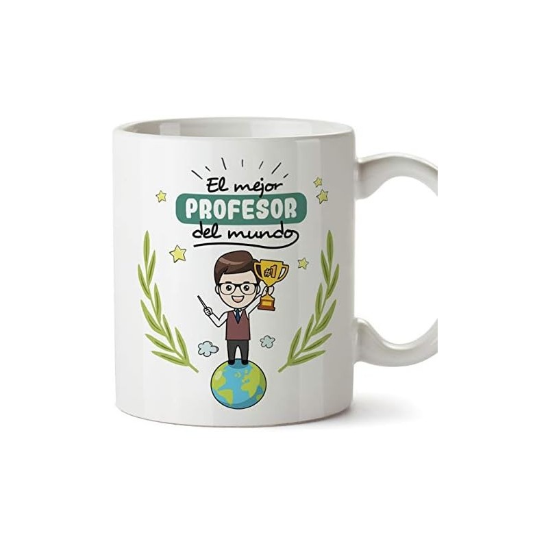 TAZA CERAMICA 237ML TAZA PARA EL MEJOR PROFE
