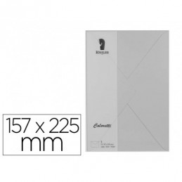 SOBRE ROSSLER COLOR GRIS CLARO 157X225mm 5UDS
