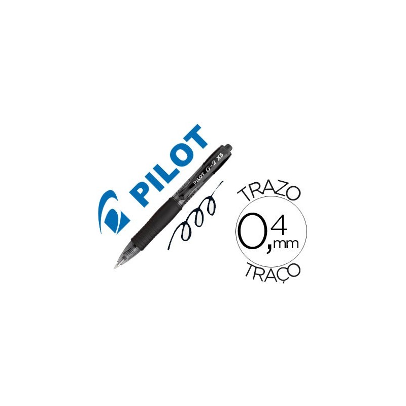 BOLIGRAFO PILOT G-2 PIXIE NEGRO TINTA GEL RETRACTI