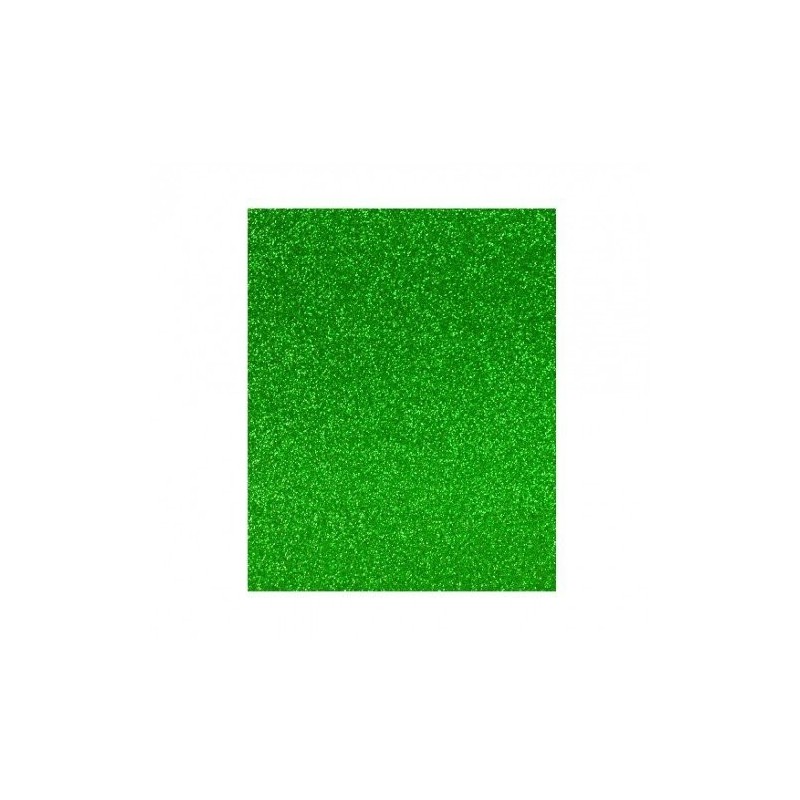 PLANCHA EVA 20x30x2 PURPURINA VERDE