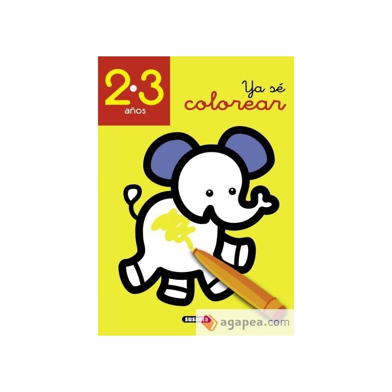 YA SE COLOREAR 2 3 AÑOS