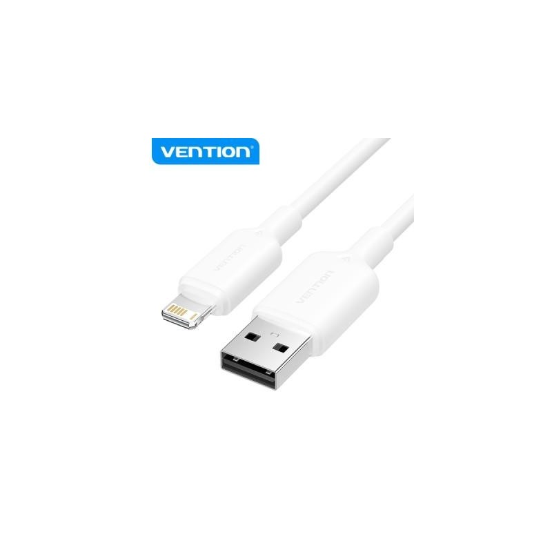 CABLE USB 2.0 LIGHTNING VENTION MACHO 1M