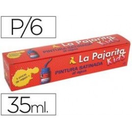 PINTURA LAS PAJARITA ESTUCHE DE 6 SURTIDOS
