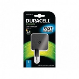 CARGADOR PARED DURACELL 2.4A MOVILES Y TABLET