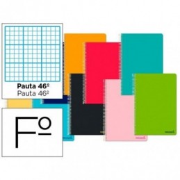 BLOC ESPIRAL LIDERPAPEL FOLIO 80H 60G RAYADO 46