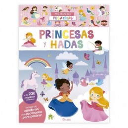 MIS PRIMERAS PEGATINAS DE RPINCESAS Y HADAS