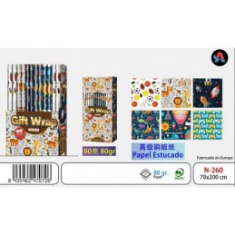 ROLLO PAPEL REGALO 70x200 INFANTIL