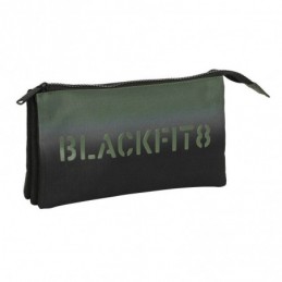 PORTATODO TRIPLE RECICLADO BLACKFIT 8 VERDE