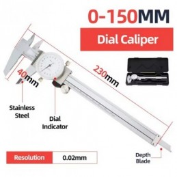 CALIBRADOR DE METAL VERNIER ALTA PRECISIÓN