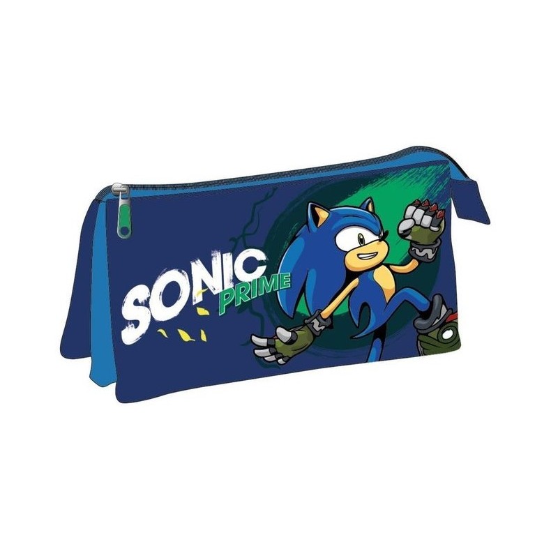 ESTUCHE PORTATODO 2 COMPARTIMENTOS SONIC PRIME