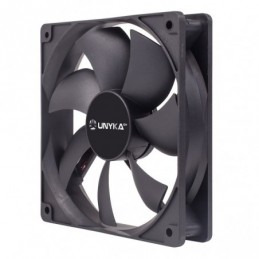 UNYKACH VENTILADOR 120mm 4 PINES 1200 RPM NEGRO