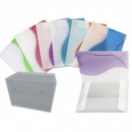 PP CARPETA GOMAS Y SOLAPAS BI-COLOR A4+