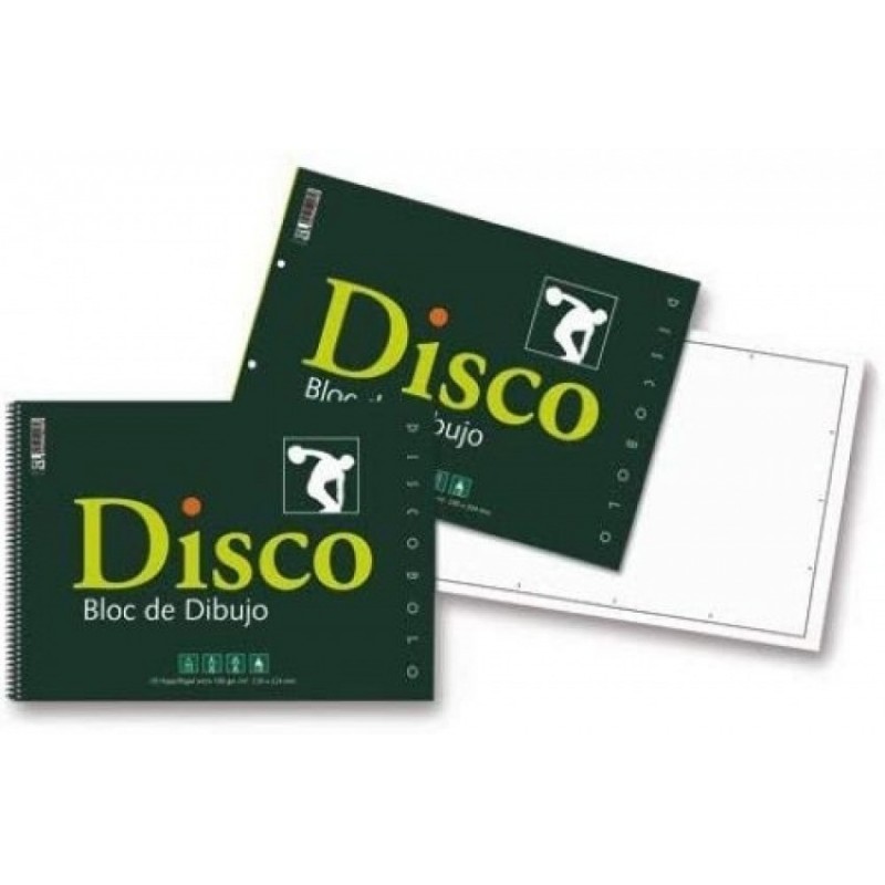 BLOC DIBUJO DISCO LISO 130 GR/M2 20 HOJAS SIN CUAD