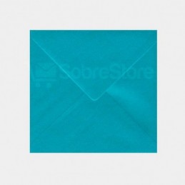SOBRE 17x17 80GR AZUL TURQUESA