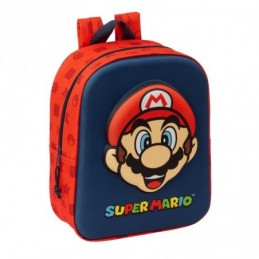 MOCHILA GUARDERIA 3D SUPER MARIO