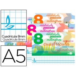 LIBRETA PAUTAGUIA 32 HOJAS A5 8mm APAISADA 70gr