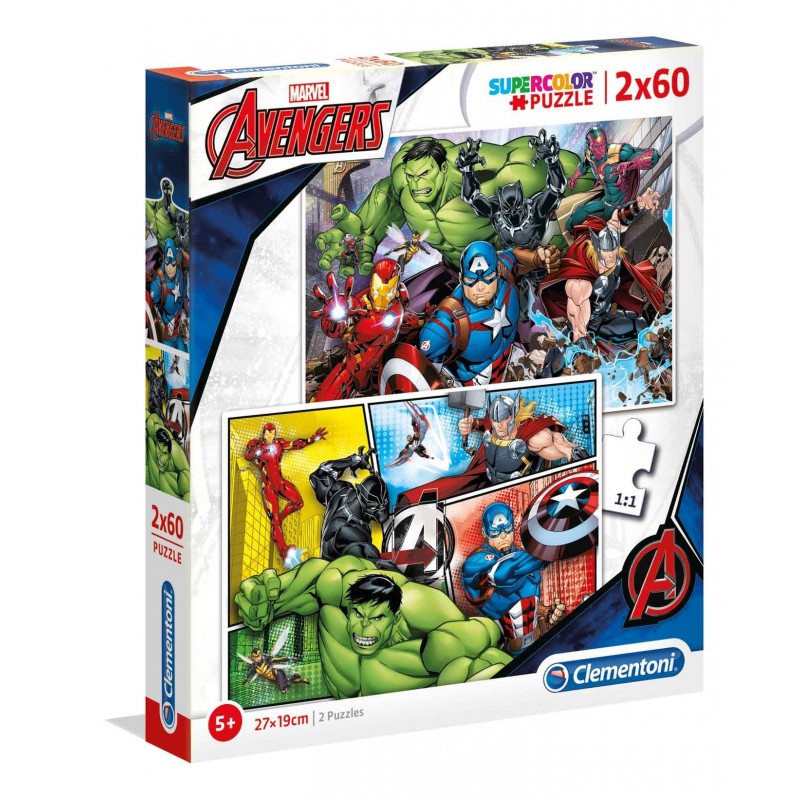 PUZZLE 2x60 THE AVENGER FANTASIA 2024