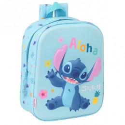 MOCHILA GUARDERIA 3D STITCH 3D