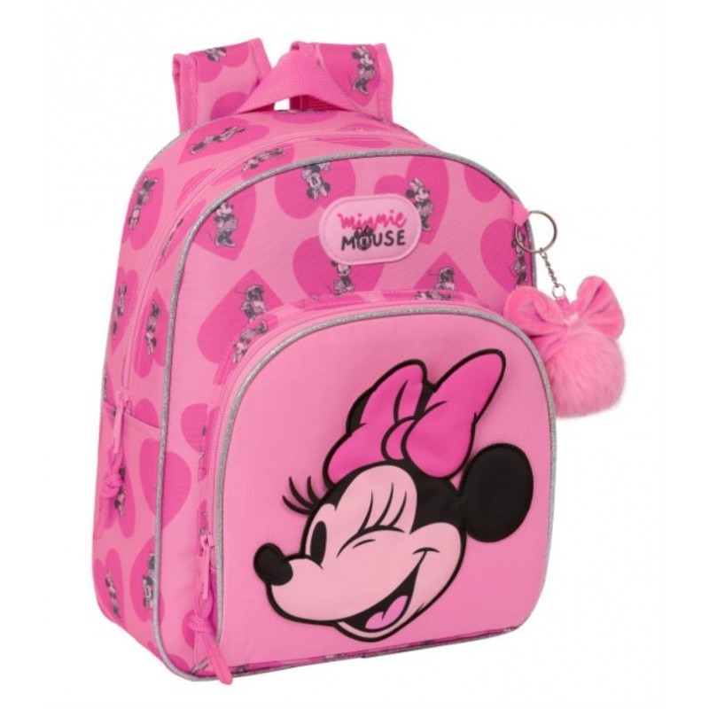 MOCHILA INFANTIL ADAPTABLE CARRO MINNIE MOUSE