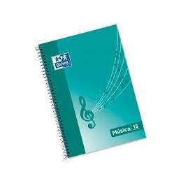 BLOC MUSICA FOLIO OXFORD 2mm 21.5x31cm TAPA BLANDA