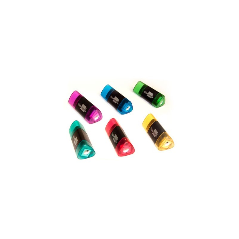 GOMA LIDERPAPEL TRIANGULAR CON SACAPUNTAS