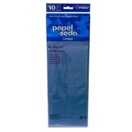 PAPEL SEDA MAKRO 10H AZUL OSCURO
