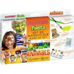 ALPINO FIESTA ANIMALES PACK DE MAQUILLAJE CON 6
