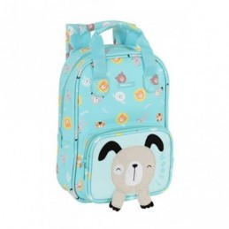 MOCHILA INFANTIL CON ASAS FACIL LIMPIEZA AZUL