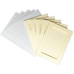 PAPEL TARJETA A6 165GR CREMA