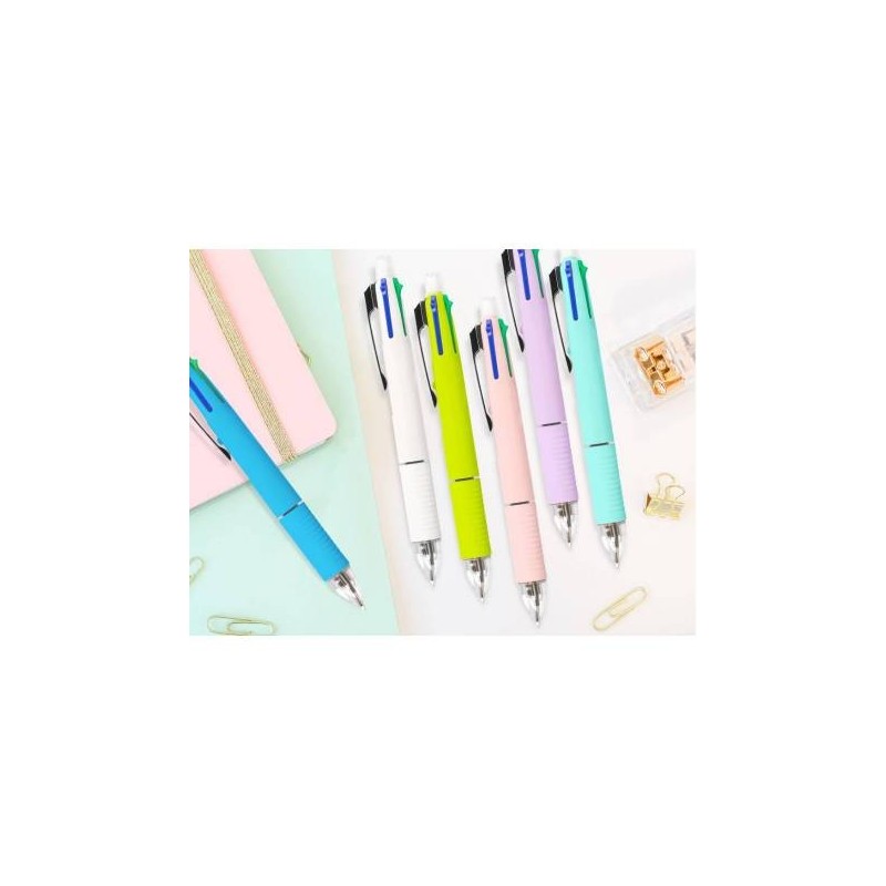 BOLIGRAFO APLI 5 COLORES PASTEL