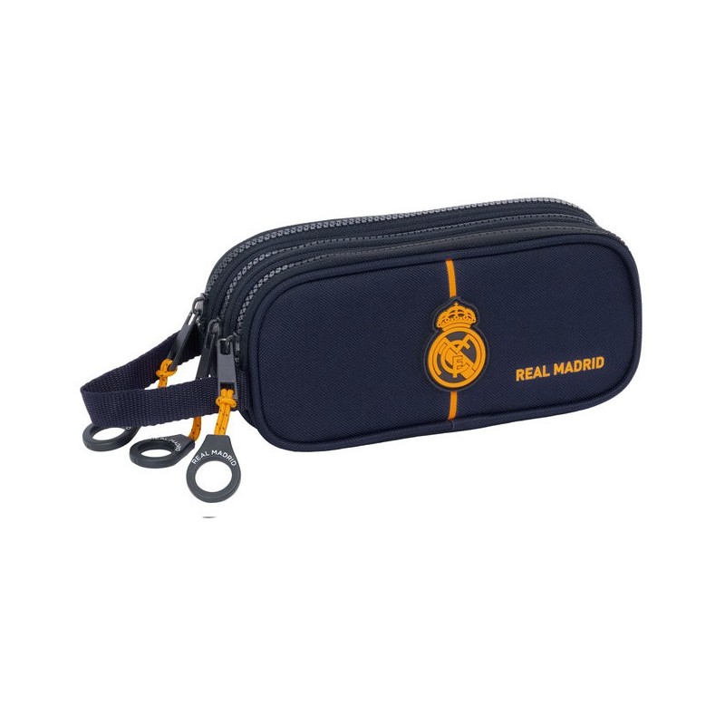PORTATODO TRIPLE REAL MADRID 2 EQUIPACIÓN AZUL