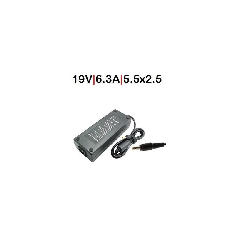 CARGADOR TOSHIBA 19V-6.32A (5.5x2.5mm) 120W