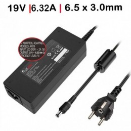 CARGADOR TOSHIBA 19V-6.32A (6.3x3.0mm) 120W