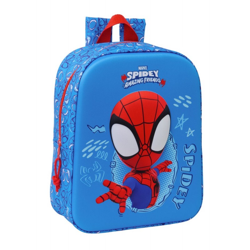 MOCHILA GUARDERIA 3D 27CM SPIDEY