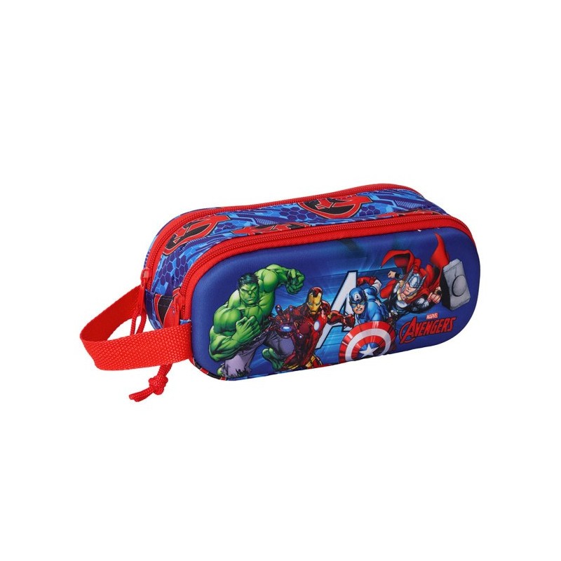 PORTATODO DOBLE 3D SAFTA AVENGERS