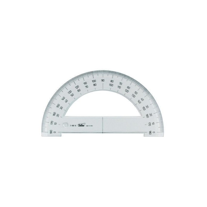 SEMICIRCULO CAMPUS PLASTICO 13CM