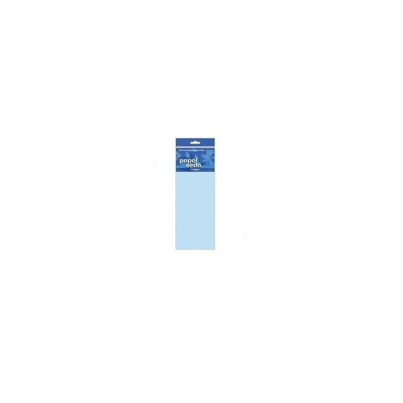 PAPEL SEDA MAKRO 10 HOJAS AZUL CIELO