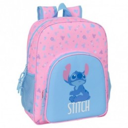MOCHILA JUNIOR ADAPT CARRO STITCH BRIGHT