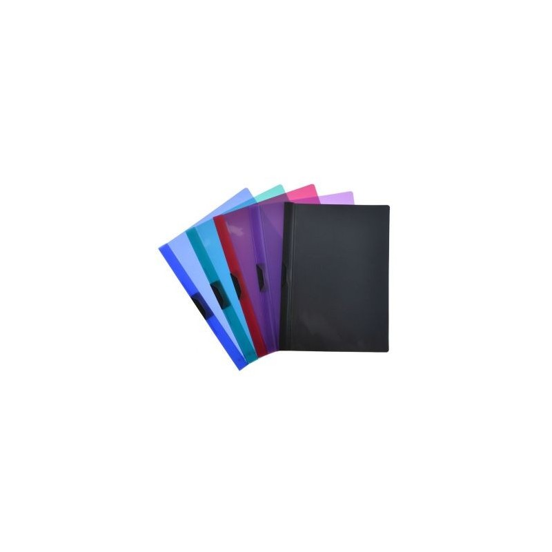 CLIP-IT PINZA DE PLASTICO A4 30 HOJAS SURTIDO SUPR