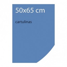 CARTULINA CAMPUS 50X65 20GR AZUL ULTRAMAR/25UD