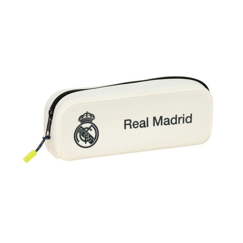 PORTATODO CUADRADO SILICONA REAL MADRID BLANCO