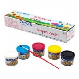 TEMPERA CAMPUS 40ML COL. SURTIDOS /5UD