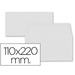 SOBRE COLOR 110x220 (AMARICANO) 80gr BLANCO