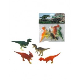 DINOSAURIOS SURTIDOS 4ud BOLSA