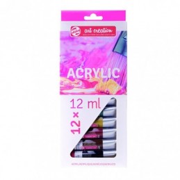 PINTURA ACRILICA TALENS 12ML/12 COLOR