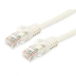 CABLE EQUIP RJ45 LATIGUILLO U/UTP CAT 6 1M BEIG