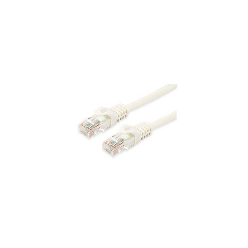CABLE EQUIP RJ45 LATIGUILLO U/UTP CAT 6 1M BEIG
