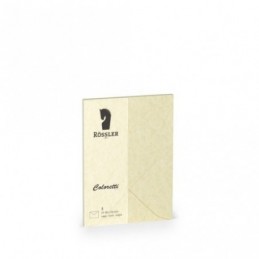 SOBRE COLOR 164x164mm 80GR PERGAMINO CREMA E/5UDS