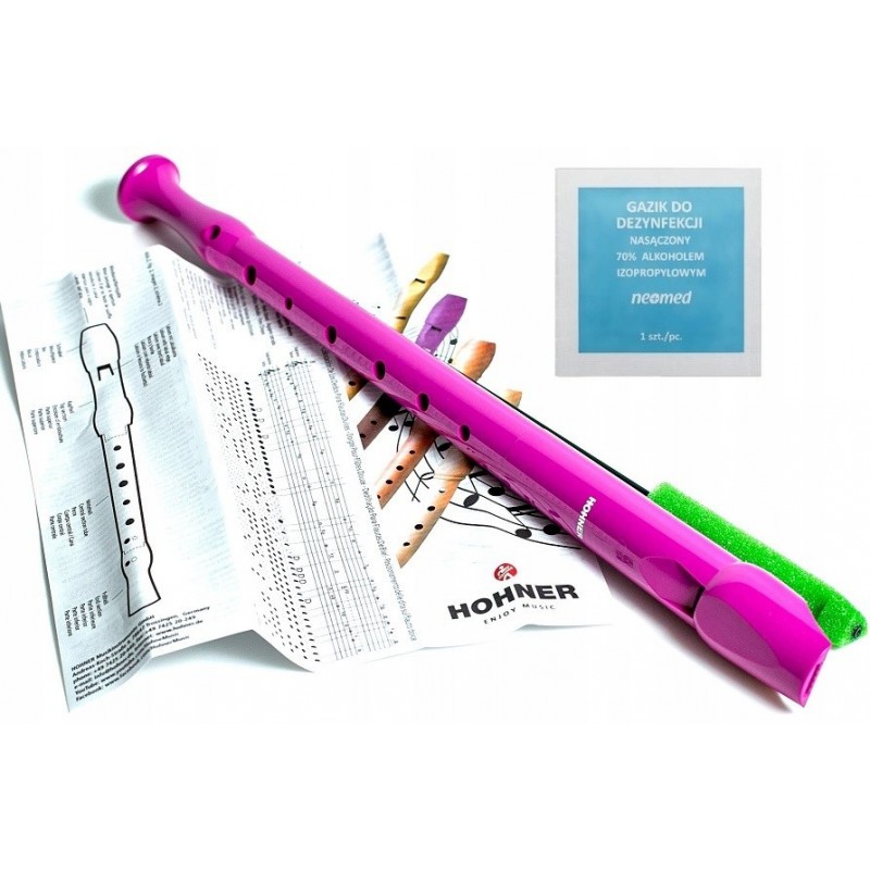 FLAUTA HOHNER PLASTICO COLOR VIOLETA