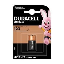 PILA DURACELL CR123 3V/B CR123A CR17345